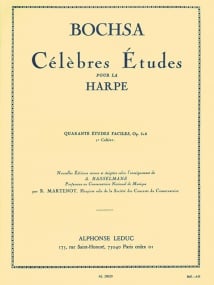 Bochsa: 40 Etudes Faciles Opus 318 Volume 1 for Harp published by Leduc