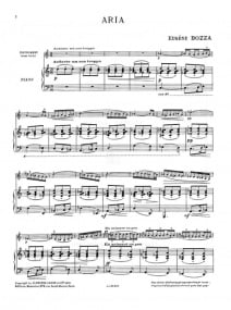 Bozza: Aria for Clarinet published by Leduc