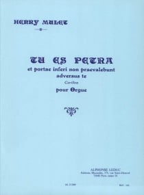 Mulet: Tu es Petra for Organ published by Leduc