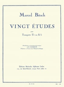 Bitsch: 20 Etudes for Trumpet published by Leduc