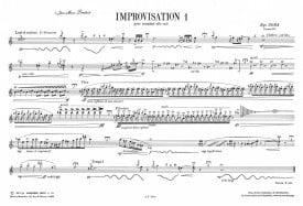 Noda: Improvisation I for Solo Saxophone published by Leduc