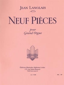 Langlais: Nine Pieces for Organ published by Leduc