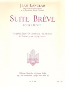Langlais: Suite Breve for Organ published by Leduc