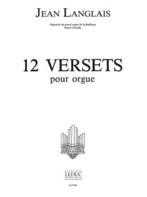 Langlais: 12 Versets for Organ published by Leduc