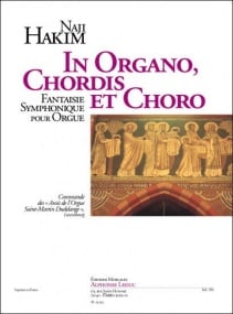 Hakim: In Organo, Chordis et Choro for Organ published by Leduc