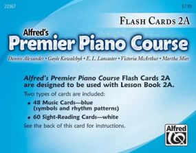 Alfred's Premier Piano Course: Flashcards 2A
