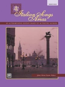 26 Italian Songs and Arias - Medium High published by Alfred