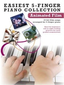 Easiest Five-Finger Piano Collection - Animated Film published by Wise