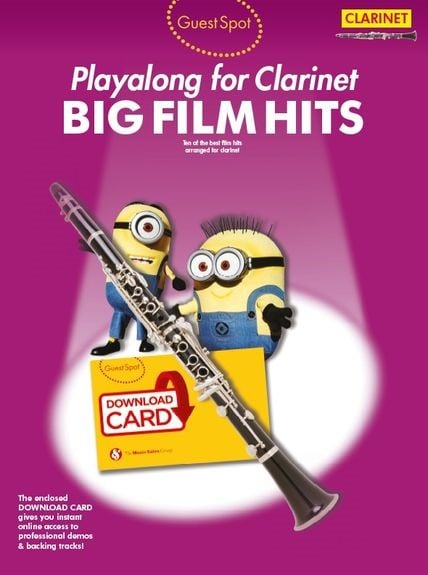 Guest Spot: Big Film Hits - Clarinet (Book/Online Audio)