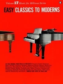 Easy Classics To Moderns for Piano published by Amsco