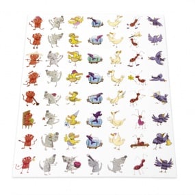 Dogs & Birds Musical Stickers