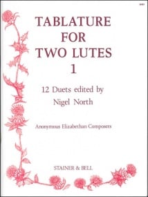 Tablature for Two Lutes: Book 1 published by Stainer & Bell