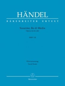 Handel: Sosarme, Re di Media (HWV 30) published by Barenreiter Urtext - Vocal Score