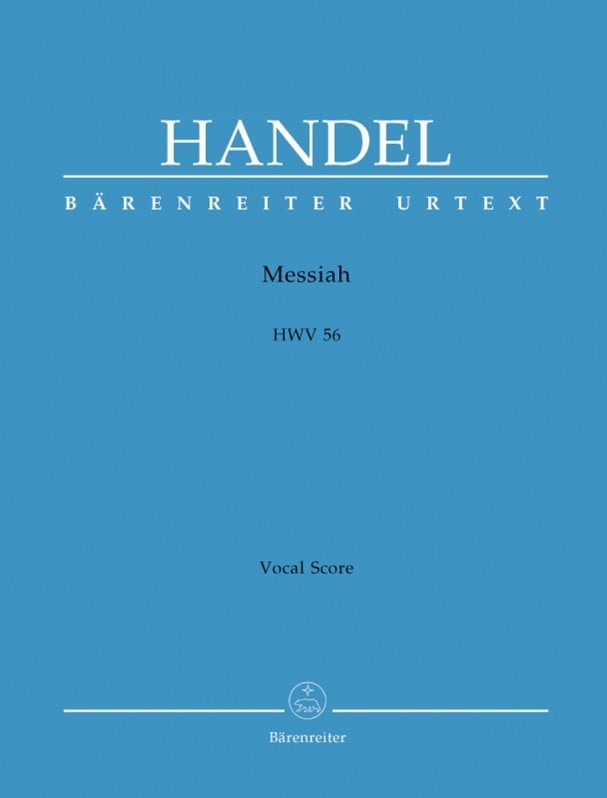 Handel: Messiah published by Barenreiter - Vocal Score