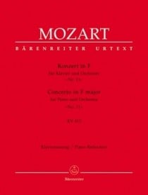 Mozart: Concerto No.11 in F K413 for 2 Pianos published by Barenreiter