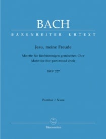 Bach: Jesu, meine Freude (BWV 227) published by Barenreiter - Vocal Score
