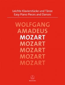 Mozart: Easy Piano Pieces and Dances published by Barenreiter