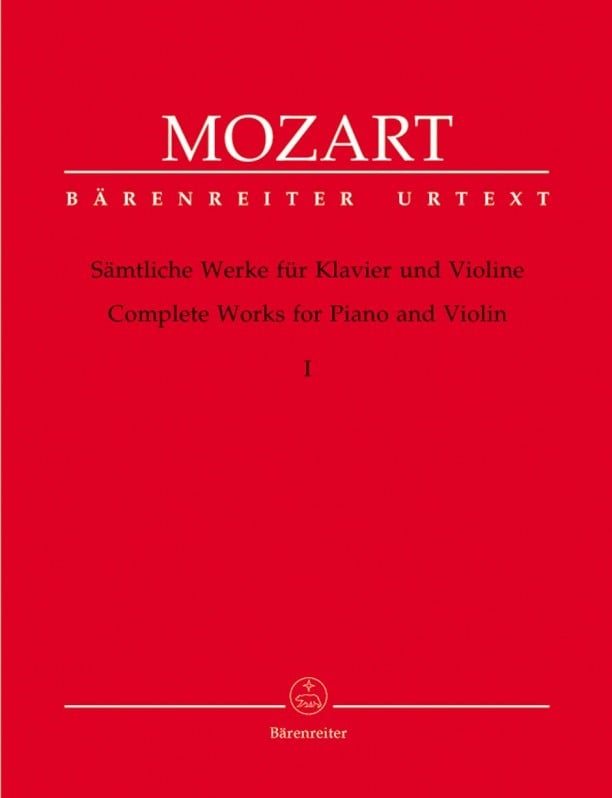 Mozart: Complete Works for Violin & Piano Volume 1 published by Barenreiter