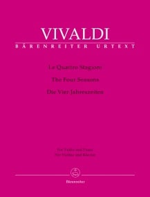 Vivaldi: Four Seasons for Violin published by Barenreiter