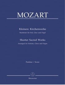 Mozart: Shorter Sacred Works - Vocal Score published by Barenreiter