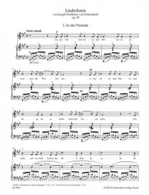 Schumann: Liederkreis Opus 39 published by Barenreiter
