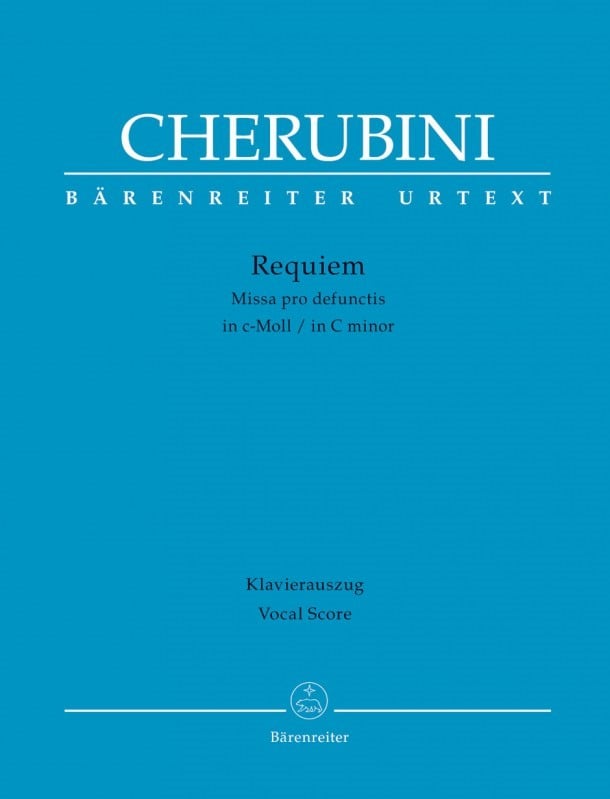 Cherubini: Requiem in C minor Missa pro defunctis published by Barenreiter Urtext - Vocal Score