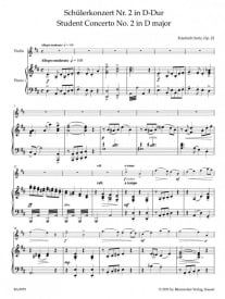 Seitz: Student Concerto in D Major Opus 22 for Violin published by Barenreiter