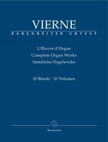 Vierne: Complete Organ Works in 10 Volumes published by Barenreiter