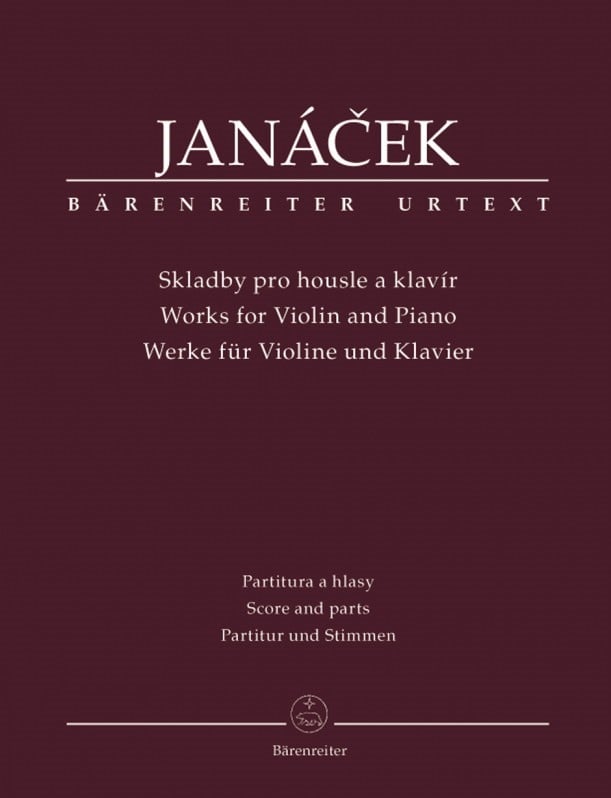 Janacek: Works for Violin and Piano published by Barenreiter