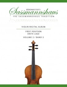 Sassmannshaus Violin Recital Album 2 published by Barenreiter
