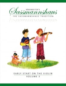 Sassmannshaus Violin Method: Early Start on the Violin - Book 3 published by Barenreiter
