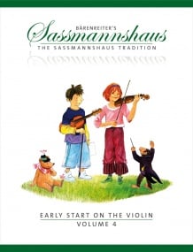 Sassmannshaus Violin Method: Early Start on the Violin - Book 4 published by Barenreiter