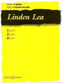 Vaughan-Williams: Linden Lea in A for High Voice published by Boosey & Hawkes