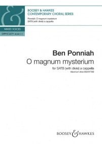 Ponniah: O magnum mysterium SATB with divisi published by Boosey & Hawkes
