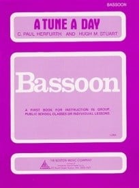 A Tune a Day Book 1 for Bassoon published by Boston Music Co