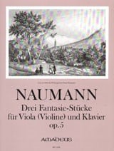 Naumann: 3 Fantasy Pieces Opus 5 for Viola or Violin published by Amadeus