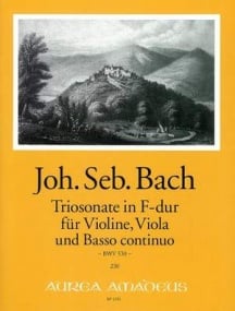 Bach: Trio Sonata in F major BWV530 published by Amadeus