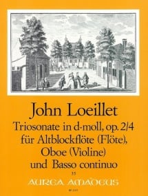 Loeillet: Trio Sonata in D minor Opus 2 No 4 published by Amadeus