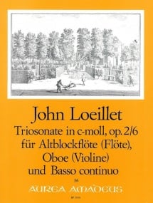 Loeillet: Trio Sonata in C minor Opus 2 No 6 published by Amadeus