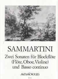 Sammartini: 2 Sonatas Opus 2/1 & 4 published by Amadeus