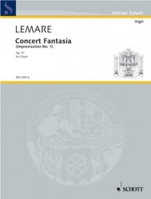 Lemare: Concert Fantasia for Organ published by Schott