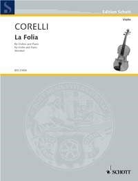 Corelli: La Folia for Violin published by Schott