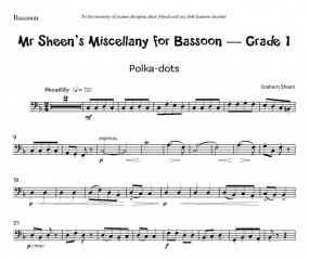 Sheen: Mr Sheens Miscellany for Bassoon Grade 1 published by Clifton