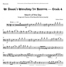 Sheen: Mr Sheens Miscellany for Bassoon Grade 4 published by Clifton