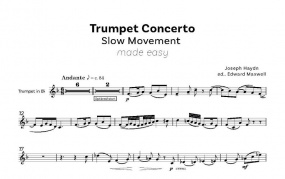 Haydn: Concerto Slow Movement Made Easy for Trumpet published by Clifton
