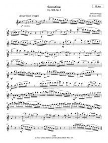 Popp: Sonatine Opus 388 No. 1 for Flute published by Clifton