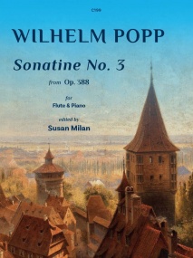 Popp: Sonatine Opus 388 No. 3 for Flute published by Clifton