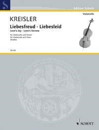 Kreisler: Liebesfreud - Liebesleid for Cello published by Schott