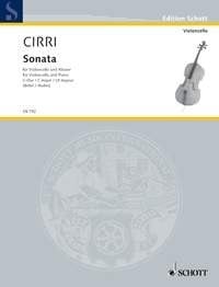 Cirri: Sonata No 1 in C for Cello published by Schott