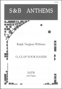 Vaughan Williams: O Clap Your Hands SATB published by Stainer and Bell